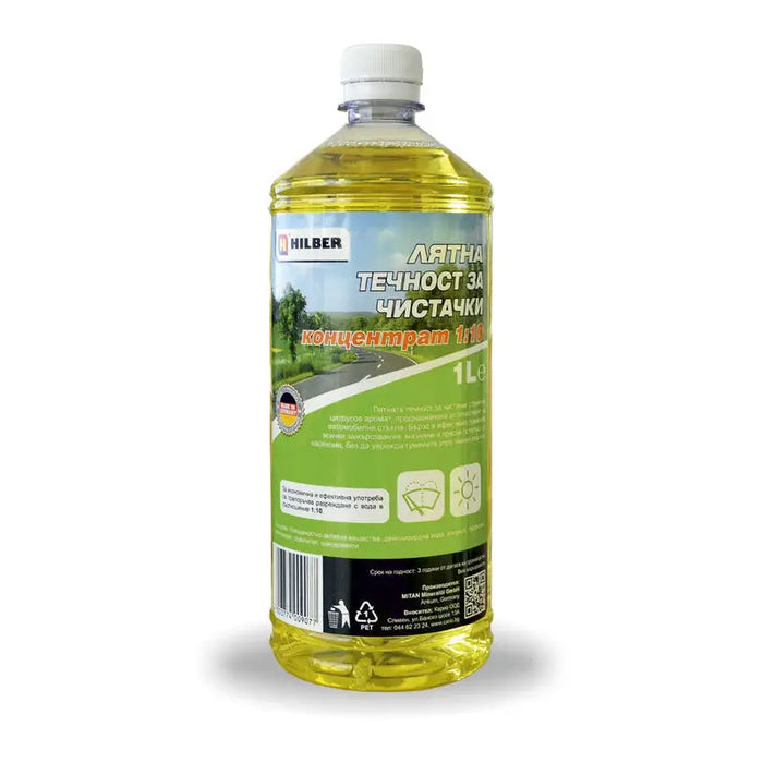SUMMER FLUID FOR WIPER 1:10 1L HILBER - Лятна течност за чистачки<<<Сезонни авто продукти<<<Авто и вело<<<Praktiker
