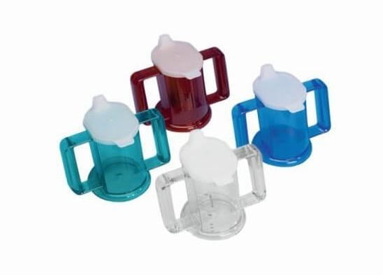 Mug for a disabled person transparent