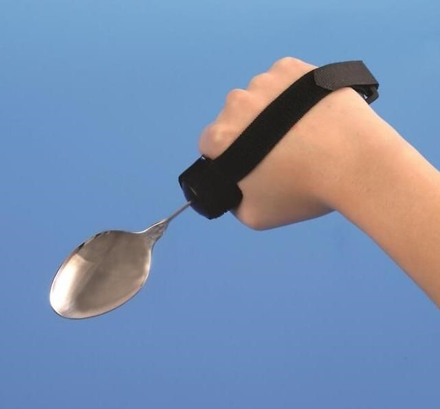 Curved cutlery holder