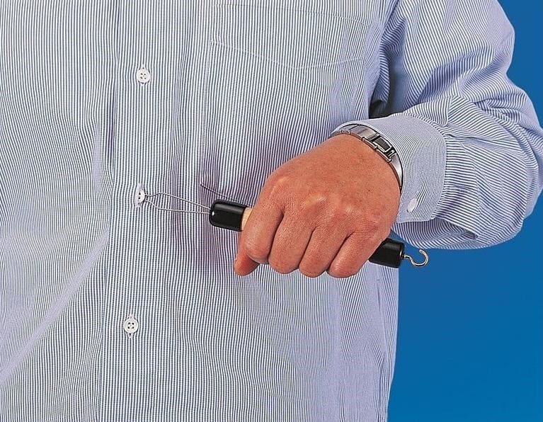 Plastic fastening device button