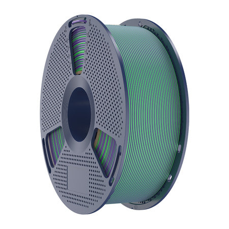 Sunlu PLA+ Silk Dual Color Filament (green and purple)