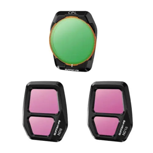 Sunnylife A3S-FI925CPL adjustable lens filter CPL + ND8 + ND16 for AIR 3S 3pcs - Filters for drones<<<Drone