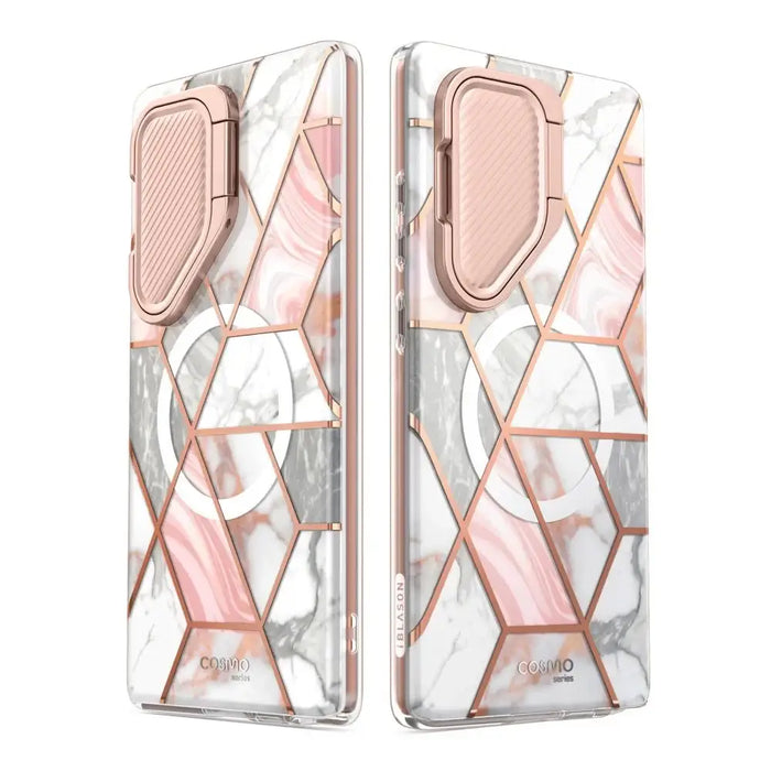 Supcase Cosmo Mag Case with MagSafe for Samsung Galaxy S24 Ultra - Pink Marble - Cell phone cases and covers<<<HurtelXML