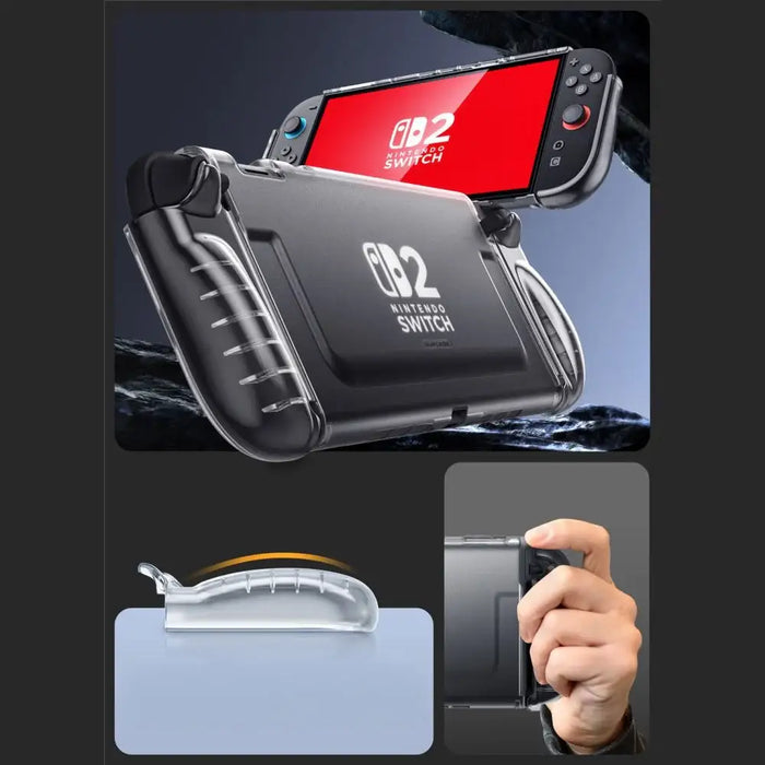 Supcase Crystal Case for Nintendo Switch 2 - Transparent - Cell phone cases and covers<<<HurtelXML
