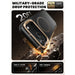 Supcase IBLSN Ares Flip Mag MagSafe Case for iPhone 17 Pro - Gold - Cell phone cases and covers<<<HurtelXML