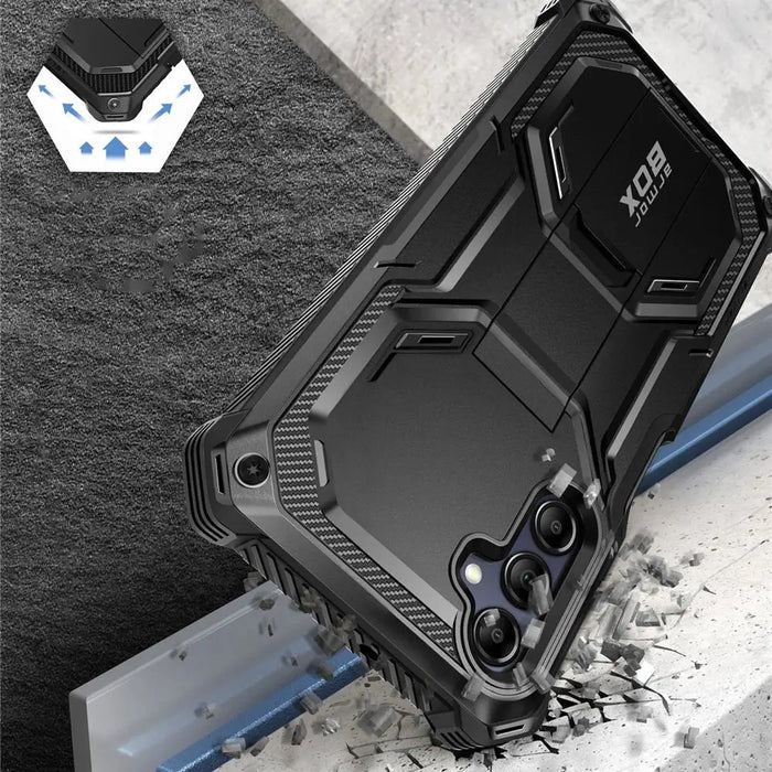 Supcase IBLSN ArmorBox Case for Samsung Galaxy A15 4G / 5G - Black - Cell phone cases and covers<<<HurtelXML