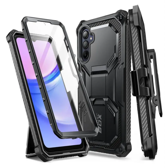 Supcase IBLSN ArmorBox Case for Samsung Galaxy A15 4G / 5G - Black - Cell phone cases and covers<<<HurtelXML