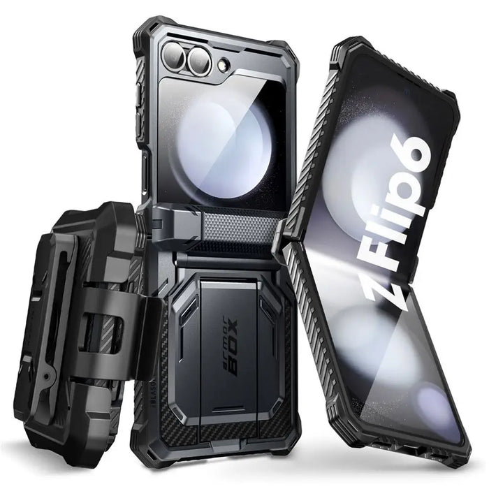 Supcase IBLSN ArmorBox Case for Samsung Galaxy Z Flip 6 - Black - Cell phone cases and covers<<<HurtelXML