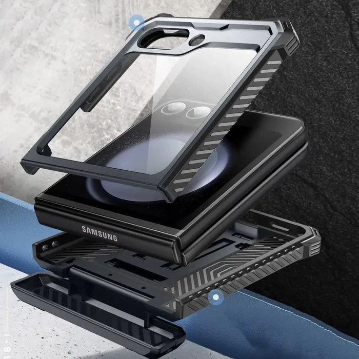 Supcase IBLSN ArmorBox Case for Samsung Galaxy Z Flip 6 - Black - Cell phone cases and covers<<<HurtelXML