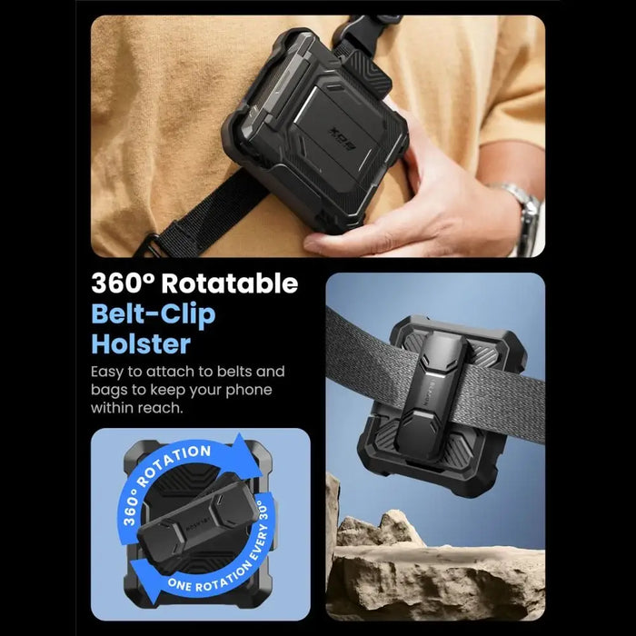 Supcase IBLSN Armorbox Case for Samsung Galaxy Z Flip 7 - Black - Cell phone cases and covers<<<HurtelXML