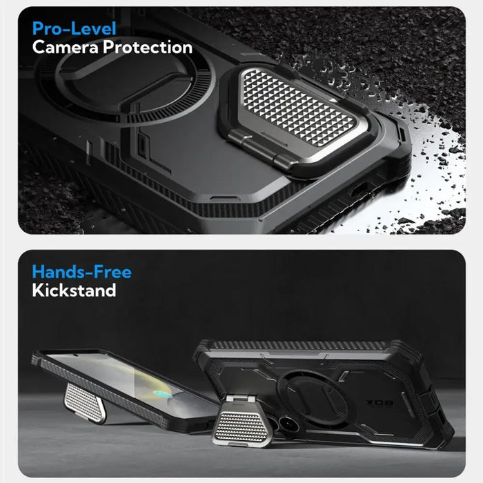 Supcase IBLSN Armorbox Mag Case for Samsung Galaxy S25+ - Black - Cell phone cases and covers<<<HurtelXML