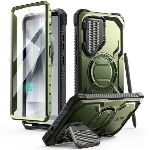 Supcase IBLSN Armorbox Mag Case for Samsung Galaxy S25 Ultra - Olive - Cell phone cases and covers<<<HurtelXML