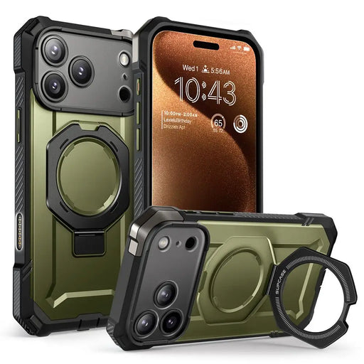 Supcase UB Grip Mag MagSafe Case for iPhone 17 Pro Max - Green - Cell phone cases and covers<<<HurtelXML