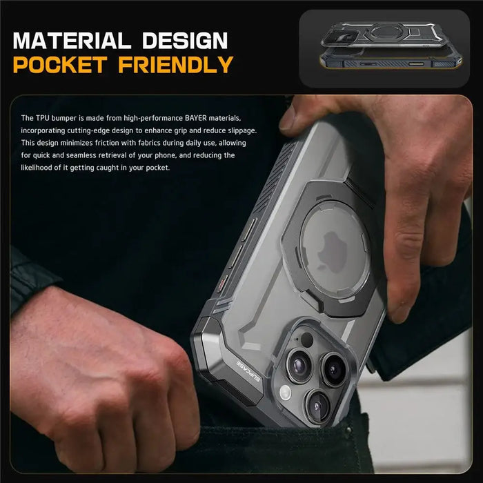 Supcase UB GRIP Mag MagSafe iPhone 16 Pro Case - Gray - Cell phone cases and covers<<<HurtelXML
