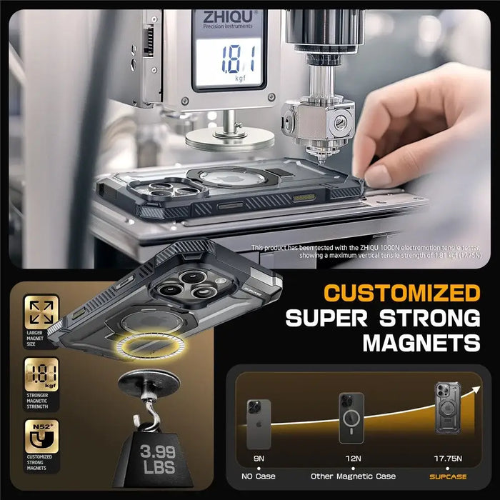 Supcase UB GRIP Mag MagSafe iPhone 16 Pro Case - Gray - Cell phone cases and covers<<<HurtelXML