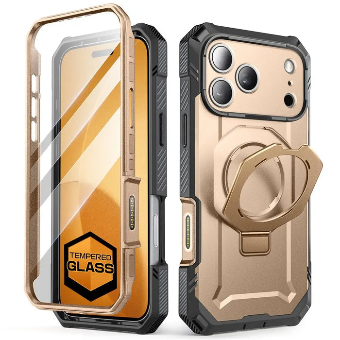 Supcase UB Grip Pro Mag MagSafe Case for iPhone 17 Pro - Gold - Cell phone cases and covers<<<HurtelXML