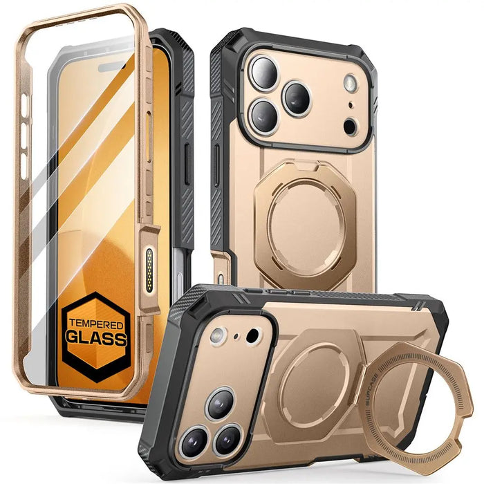 Supcase UB Grip Pro Mag MagSafe Case for iPhone 17 Pro Max - Gold - Cell phone cases and covers<<<HurtelXML