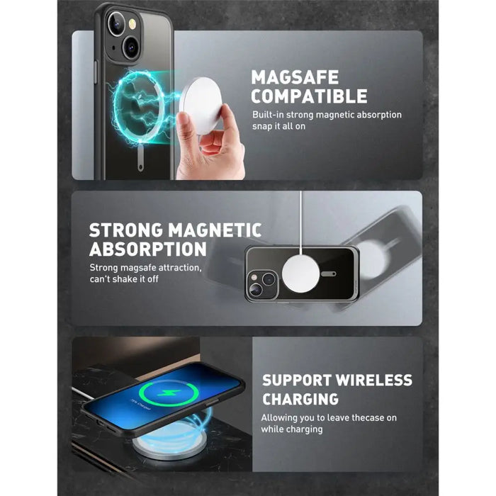 Supcase UB Mag Case with MagSafe for iPhone 14 Plus - Black - Cell phone cases and covers<<<HurtelXML