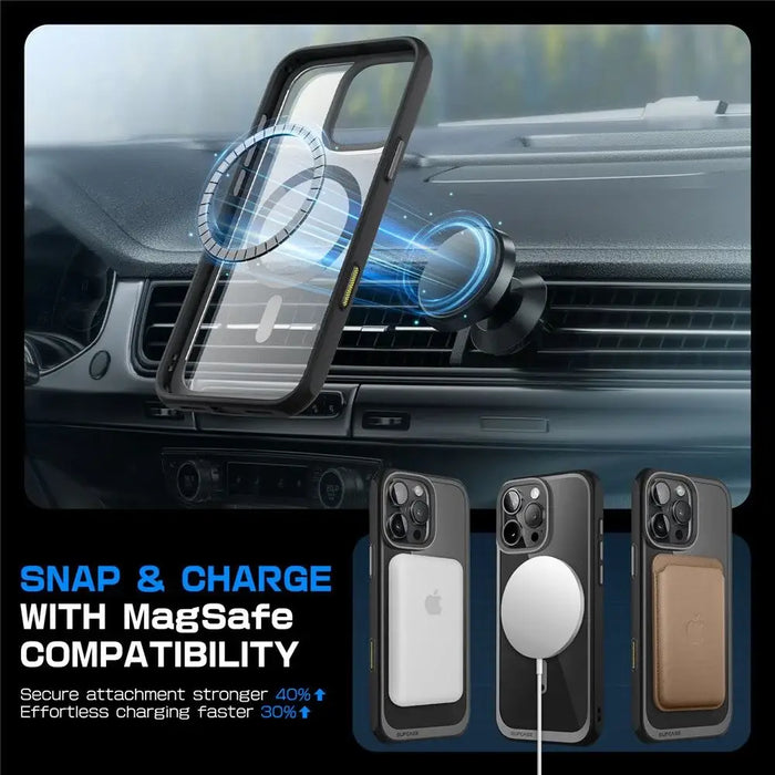 Supcase UB Mag Case with MagSafe for iPhone 16 Pro - Black - Cell phone cases and covers<<<HurtelXML
