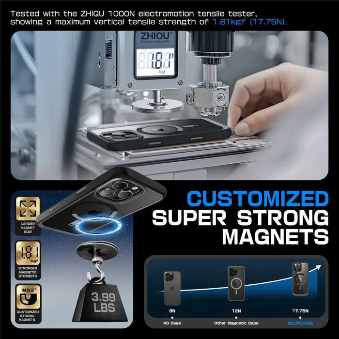 Supcase UB Mag Case with MagSafe for iPhone 16 Pro - Black - Cell phone cases and covers<<<HurtelXML