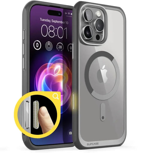 Supcase UB Mag Case with MagSafe for iPhone 16 Pro - Gray - Cell phone cases and covers<<<HurtelXML
