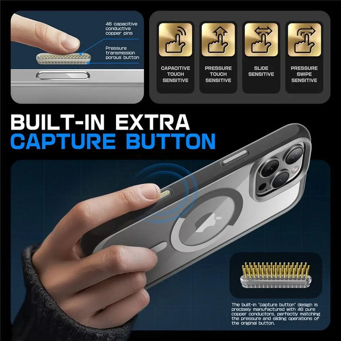 Supcase UB Mag Case with MagSafe for iPhone 16 Pro - Gray - Cell phone cases and covers<<<HurtelXML