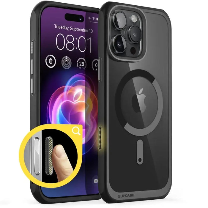 Supcase UB Mag Case with MagSafe for iPhone 16 Pro Max - Black - Cell phone cases and covers<<<HurtelXML