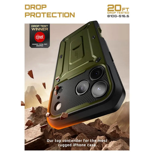 Supcase UB Pro Case for iPhone 17 Pro Max - Green - Cell phone cases and covers<<<HurtelXML