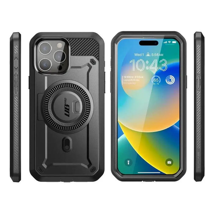 Supcase UB Pro Mag Case with MagSafe for iPhone 15 Pro - Black - Cell phone cases and covers<<<HurtelXML