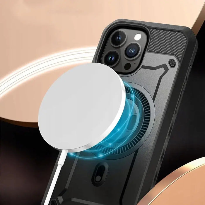 Supcase UB Pro Mag Case with MagSafe for iPhone 15 Pro - Black - Cell phone cases and covers<<<HurtelXML