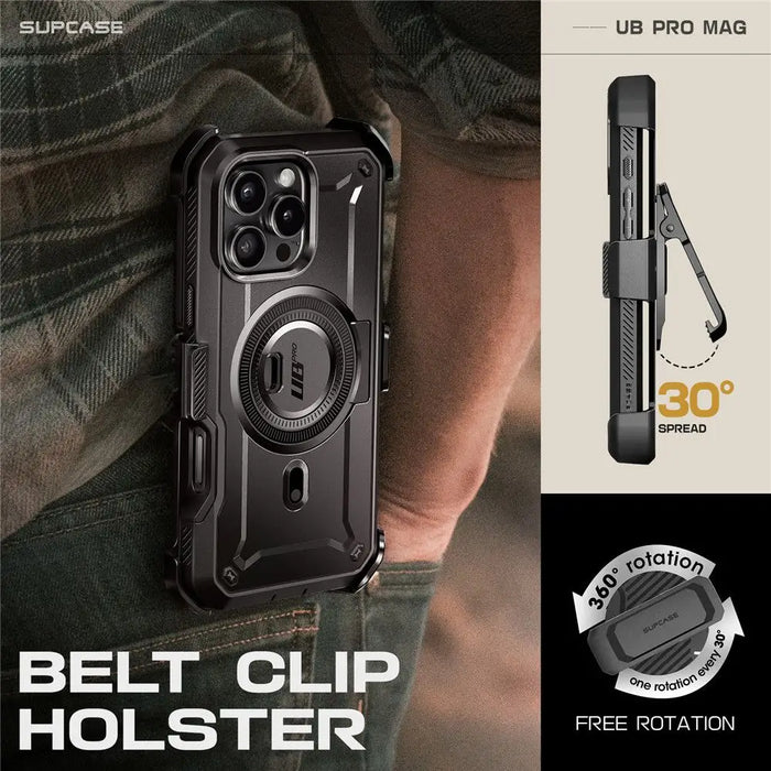 Supcase UB Pro Mag MagSafe Case for iPhone 16 Pro Max - Black - Cell phone cases and covers<<<HurtelXML