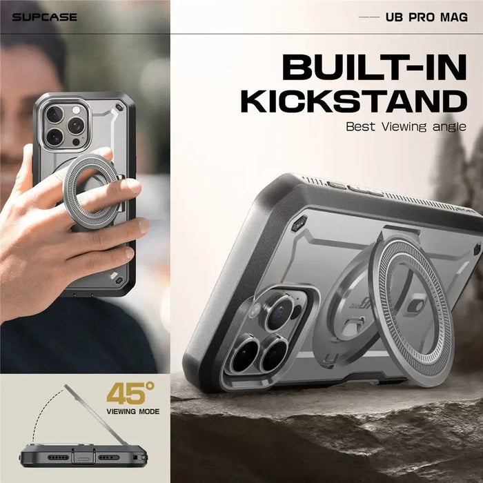Supcase UB Pro Mag MagSafe iPhone 16 Pro Case - Gray - Cell phone cases and covers<<<HurtelXML