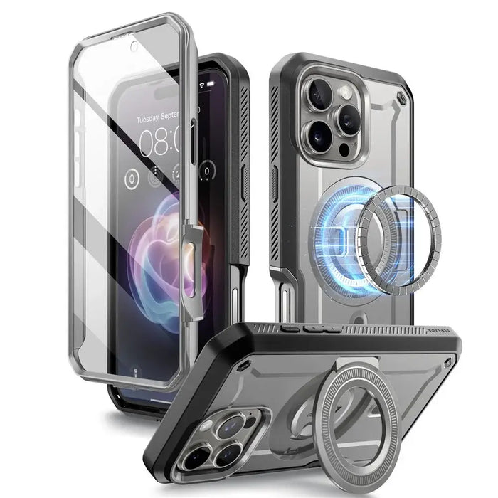Supcase UB Pro Mag MagSafe iPhone 16 Pro Case - Gray - Cell phone cases and covers<<<HurtelXML