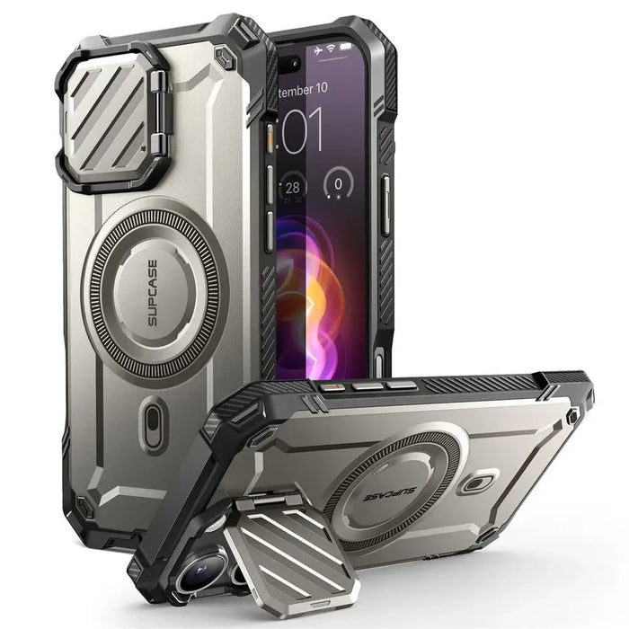 Supcase UB XT Mag Case with MagSafe for iPhone 16 Pro - Gray - Cell phone cases and covers<<<HurtelXML