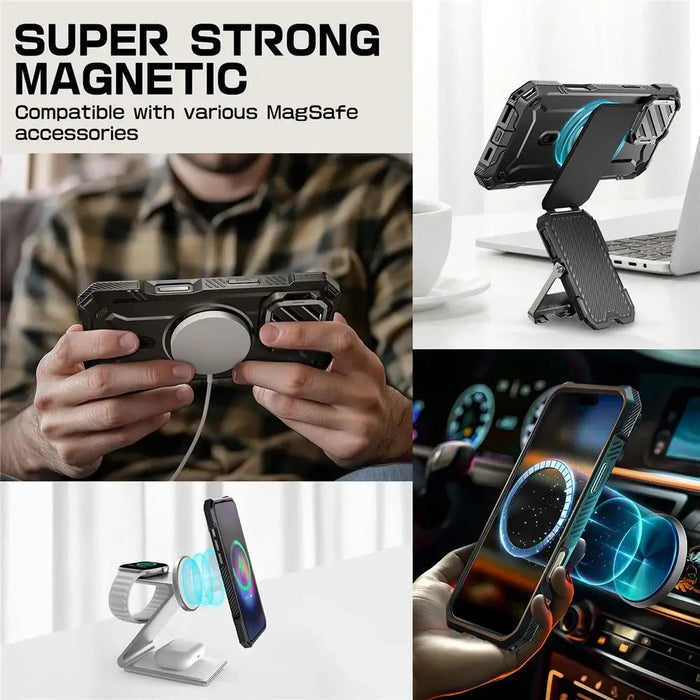 Supcase UB XT Mag Case with MagSafe for iPhone 16 Pro Max - Black - Cell phone cases and covers<<<HurtelXML