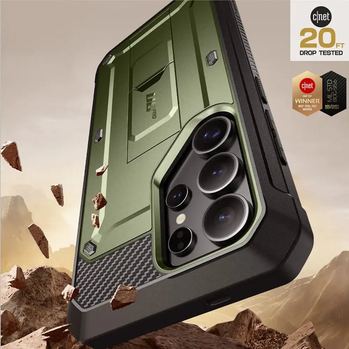 Supcase Unicorn Beetle Pro 2-set Case for Samsung Galaxy S25 Ultra - Olive - Cell phone cases and covers<<<HurtelXML