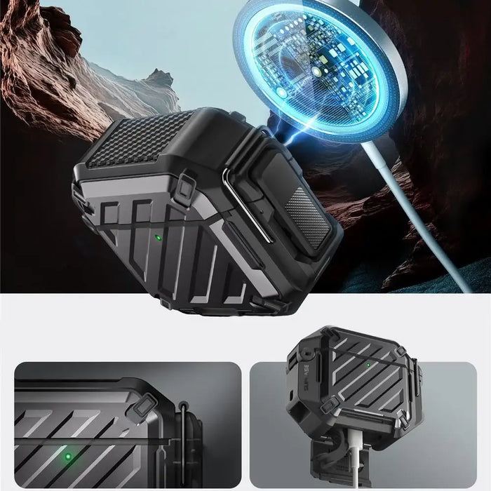 Supcase Unicorn Beetle Pro Case for AirPods 4 - Black - Cell phone cases and covers<<<HurtelXML