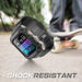 Supcase Unicorn Beetle Pro Case with Strap for Apple Watch 4/5/6/7/8/SE (44/45 mm) - Black - Cell phone cases