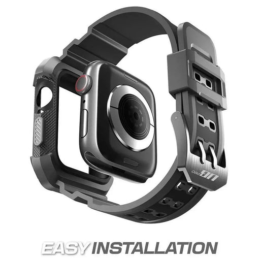 Supcase Unicorn Beetle Pro Case with Strap for Apple Watch 4/5/6/7/8/SE (44/45 mm) - Black - Cell phone cases