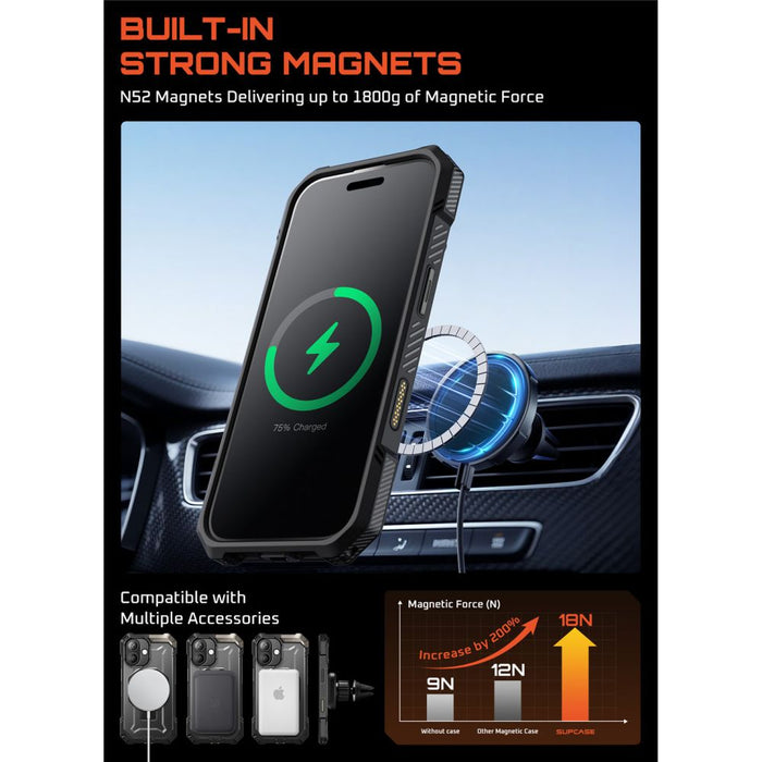 Supcase UB Grip Mag MagSafe Case for iPhone 17 - Black