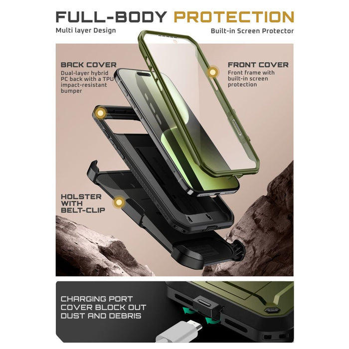 Supcase UB Pro Case for iPhone 17 Air - Green