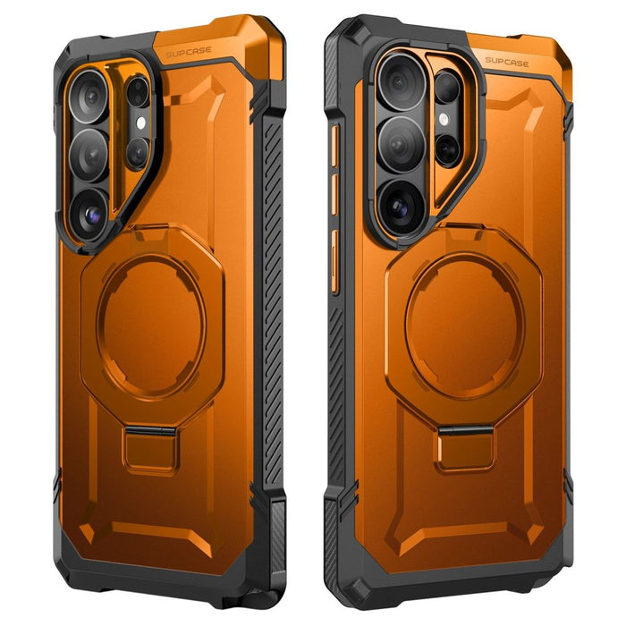 Supcase UB Grip Mag MagSafe Case for Samsung Galaxy S26 Ultra - Orange and Black