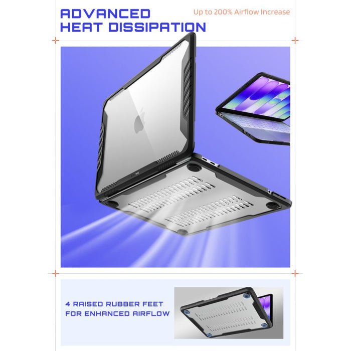 Supcase Unicorn Beetle Pro Case for MacBook Neo 13" 2026 - Clear Black