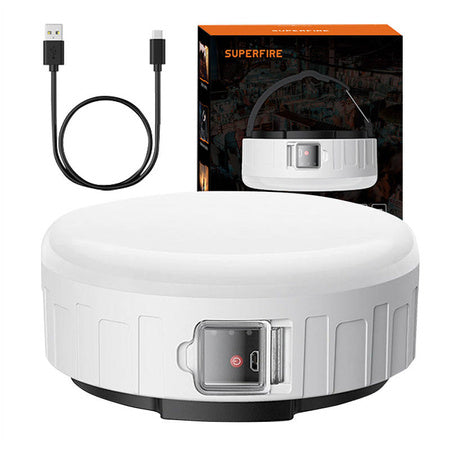 Superfire T25 camping light, 400 lm, USB, 3 modes