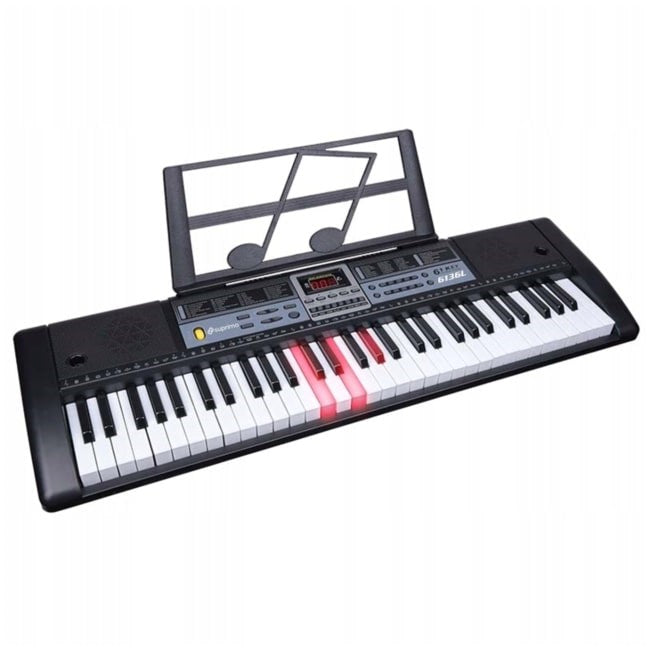 SUPRIMO 6136L - keyboard with microphone for learning to play, designed for children