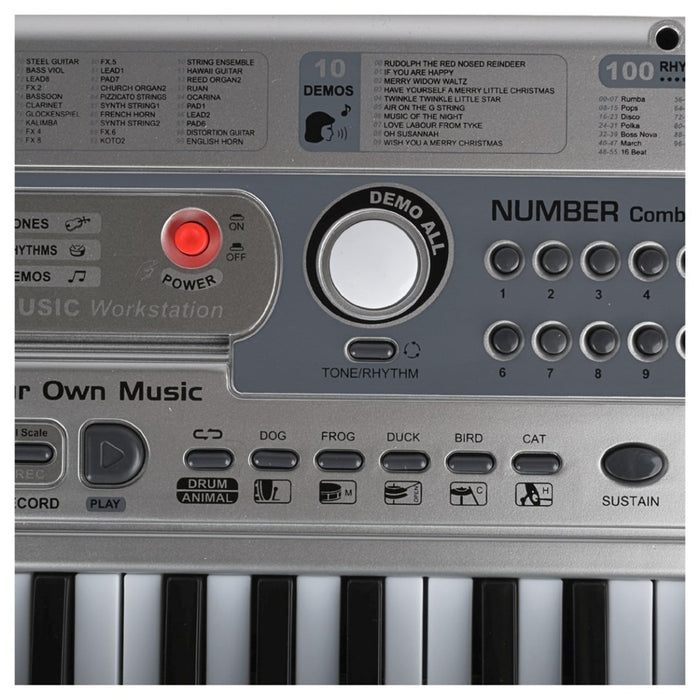 SUPRIMO 824 USB - keyboard with microphone for learning to play, designed for children