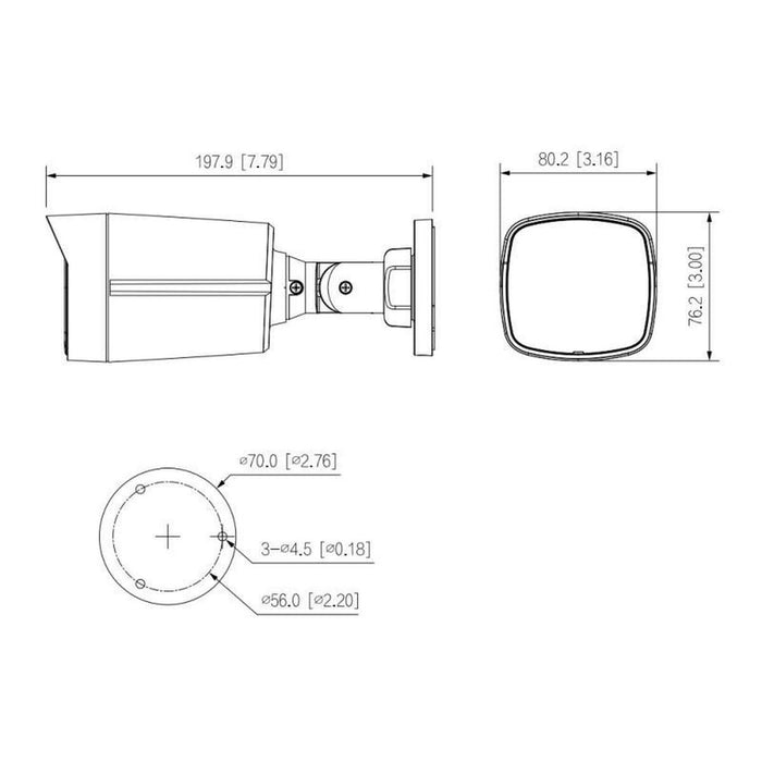 Surveillance Camcorder Dahua IPC-HFW1239TL1-A-IL-0280B - Видеокамери за наблюдение<<<Сигурност Удома<<<Дом