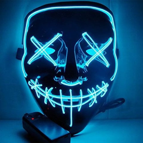 Purge Skull LED Mask for Halloween, Party, New Year, Birthday