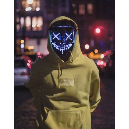 Purge Skull LED Mask for Halloween, Party, New Year, Birthday