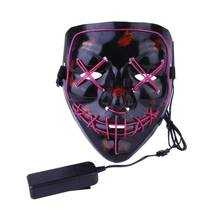 Purge Skull LED Mask for Halloween, Party, New Year, Birthday